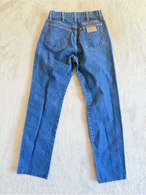 Vintage Wrangler High Waisted Jeans Size 9x36 (Altered - See Measurements)